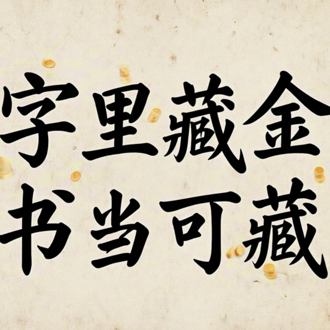 字里藏金、书当可藏