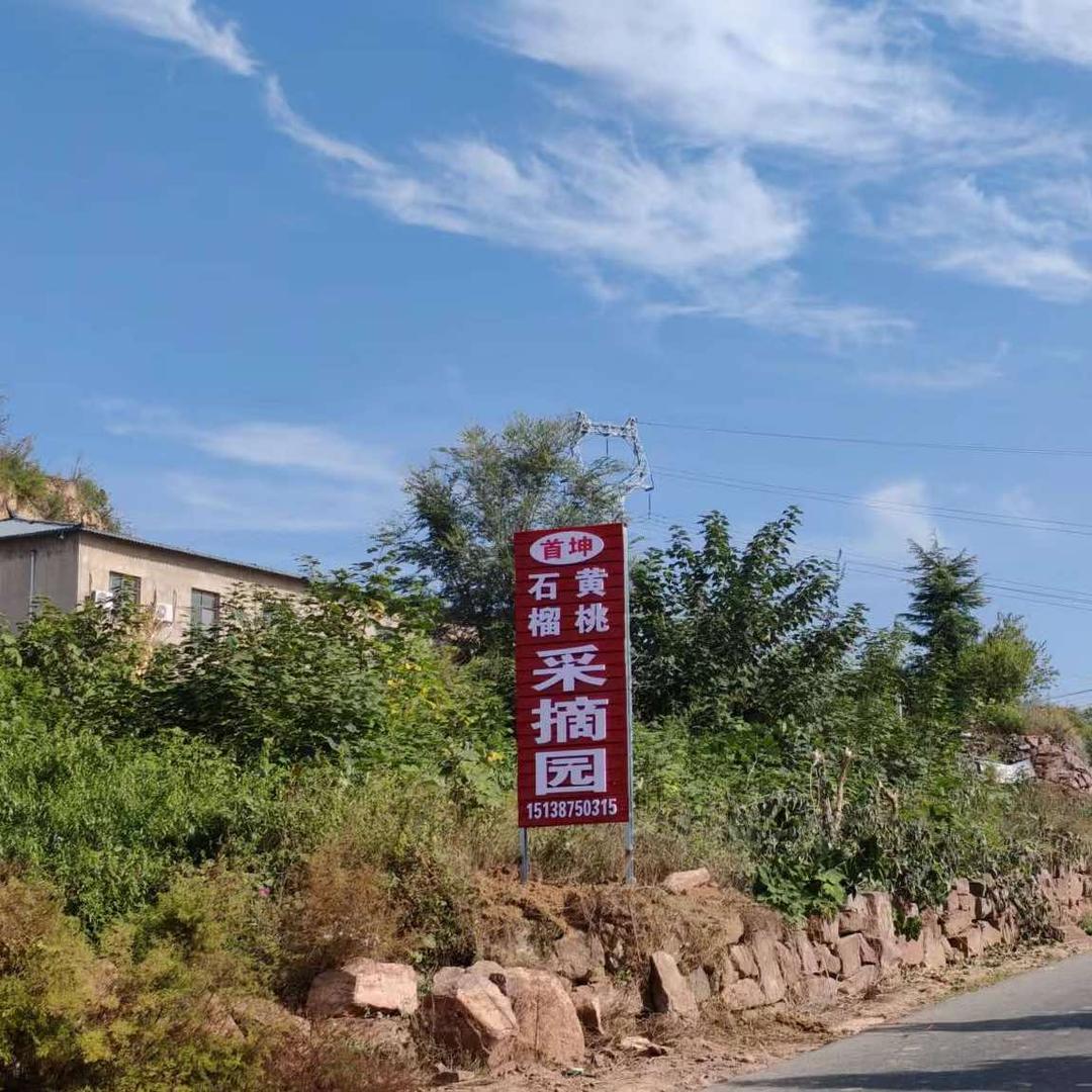 偃师首坤石榴黄桃采摘园