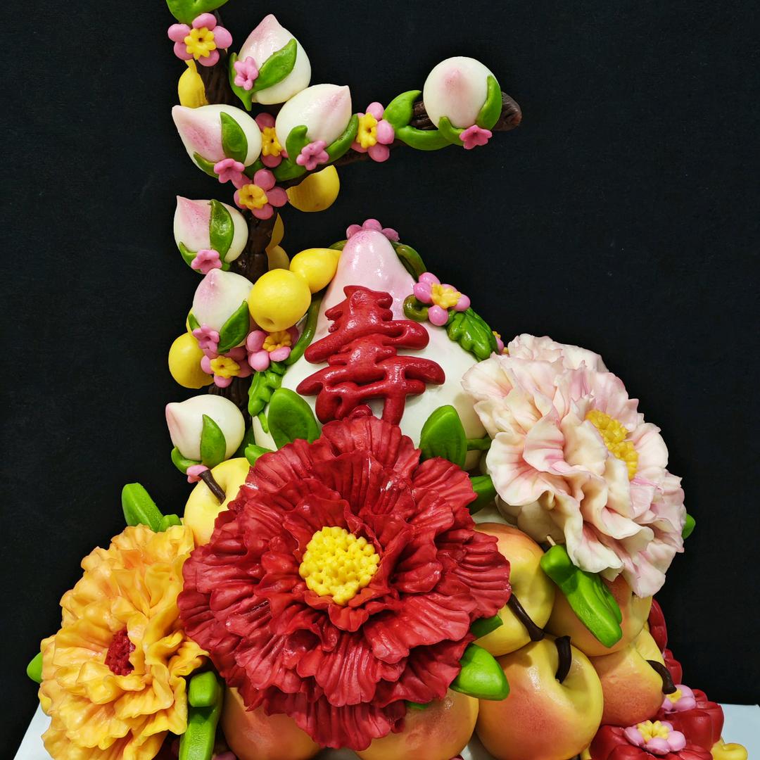 昌邑麦甜香花样馒头花饽饽