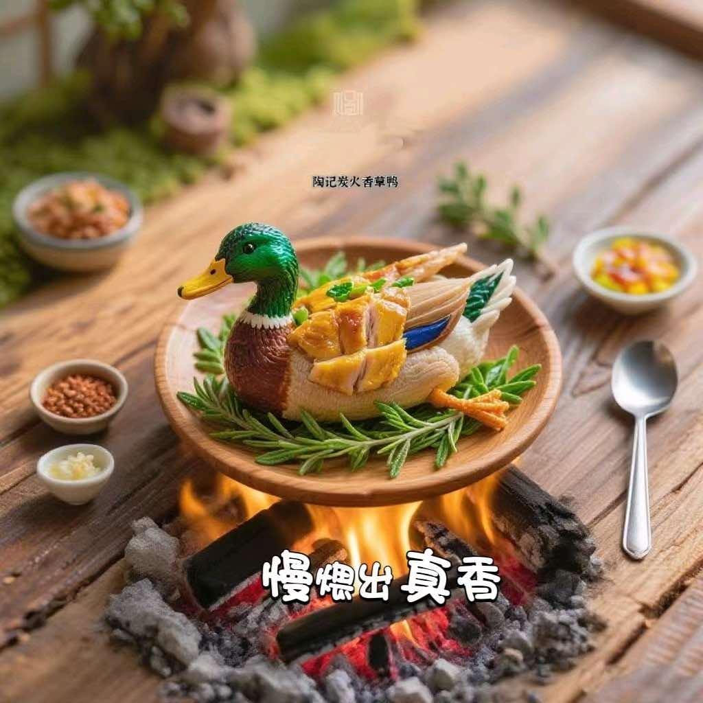 陶记炭火香草鸭