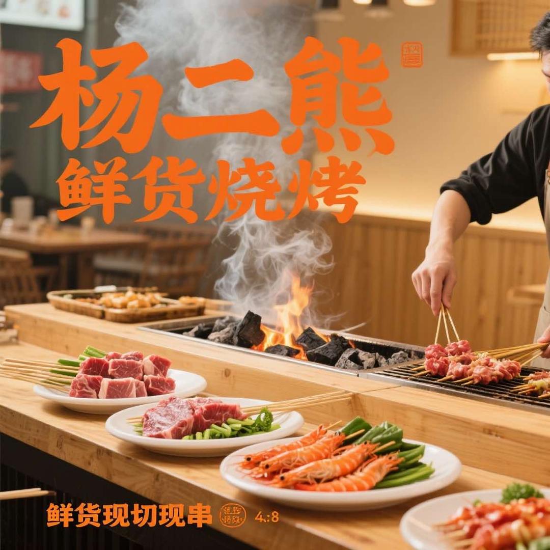 杨二熊鲜货烧烤(万宁店)官方号