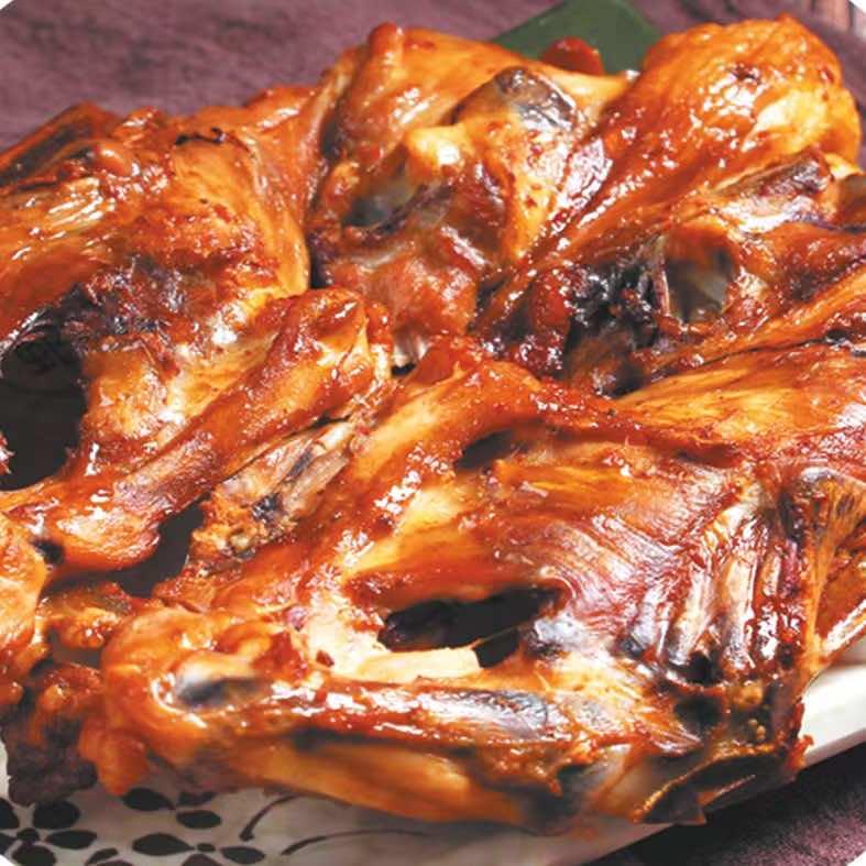 核桃炭生烤鸡架（丹东仅一味）