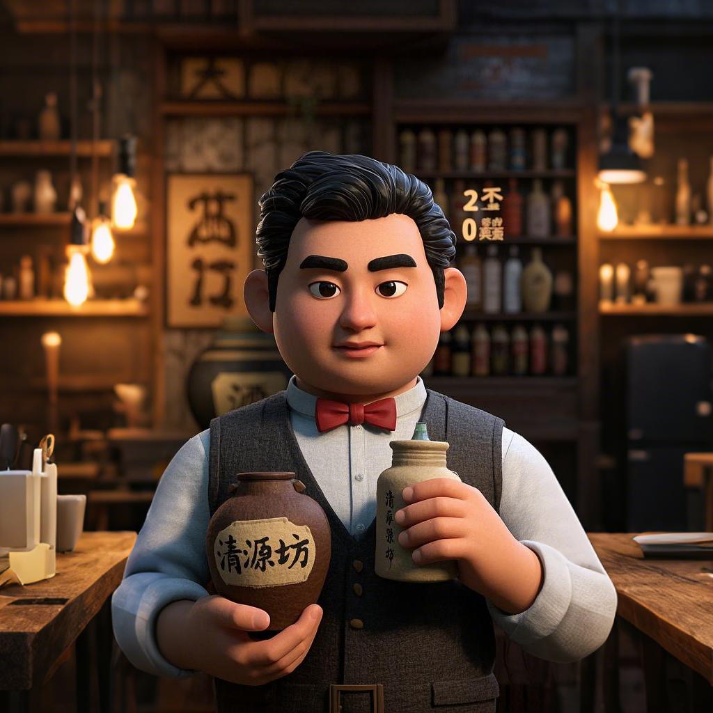 邑品清源坊纯粮酒