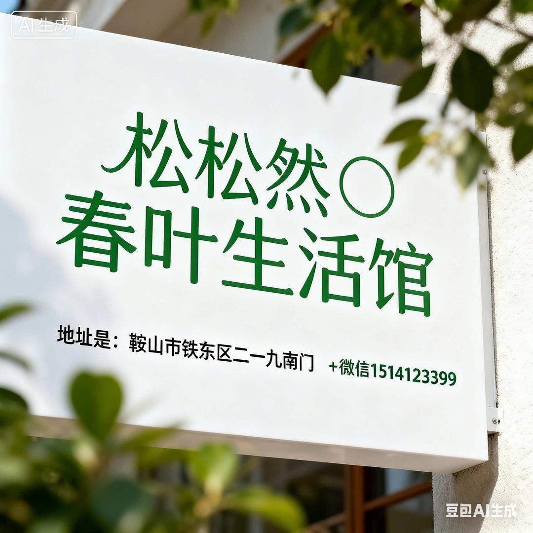 松松然生活馆官方账号