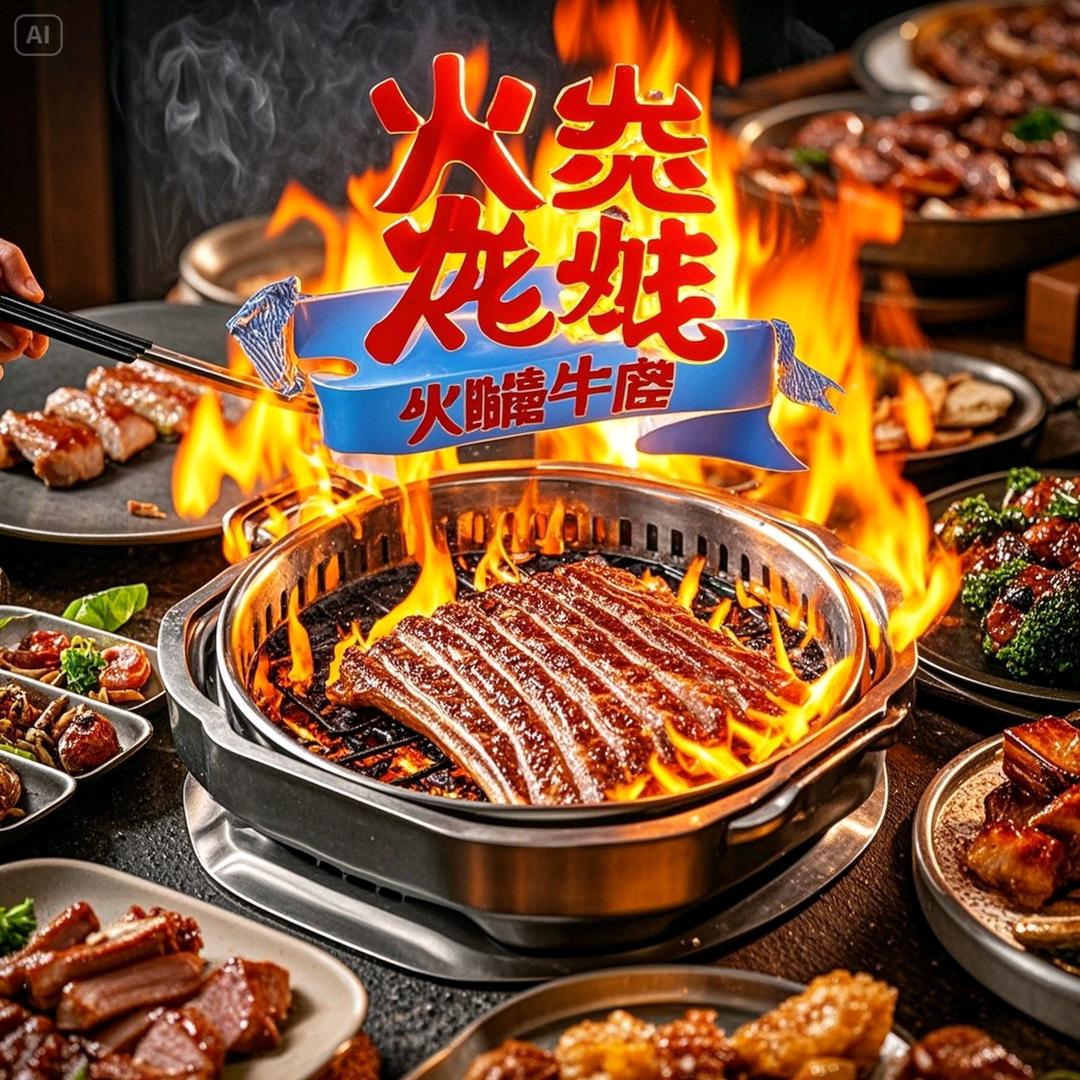 火龙焱牛肋条自助烤肉