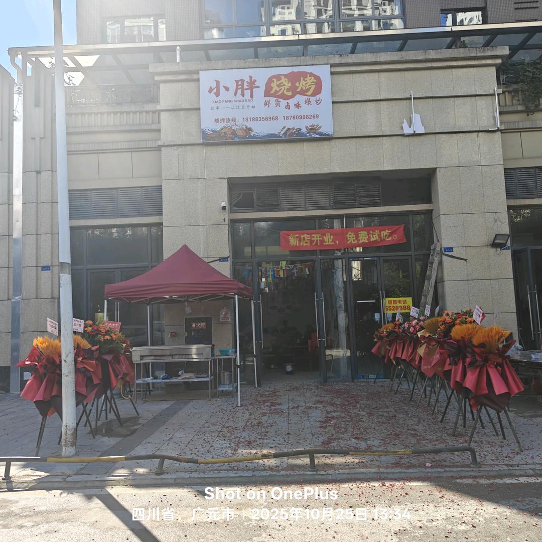 小胖烧烤元坝店