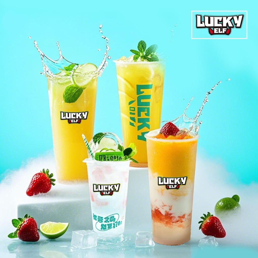 LUCKY ELF冰淇淋、鲜果茶