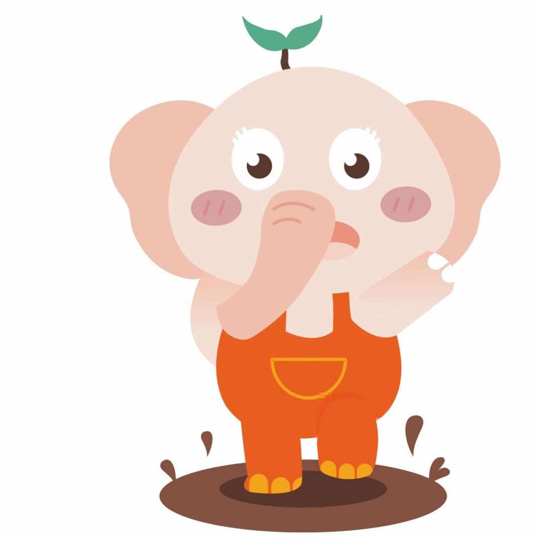 泥泥象小吉泥泥象泥巴赶海主题公园