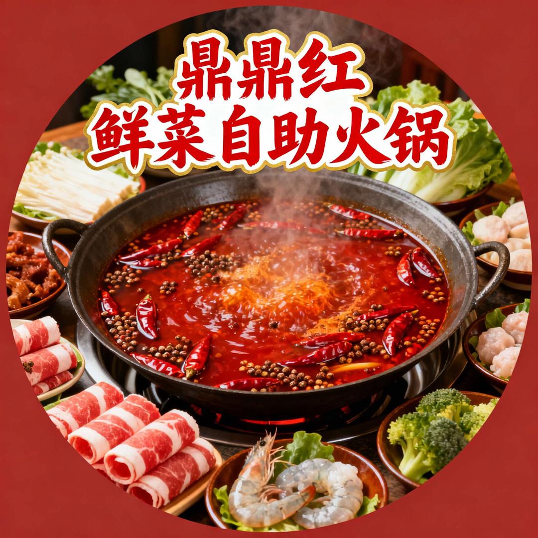 鼎鼎红鲜菜自助火锅官方号
