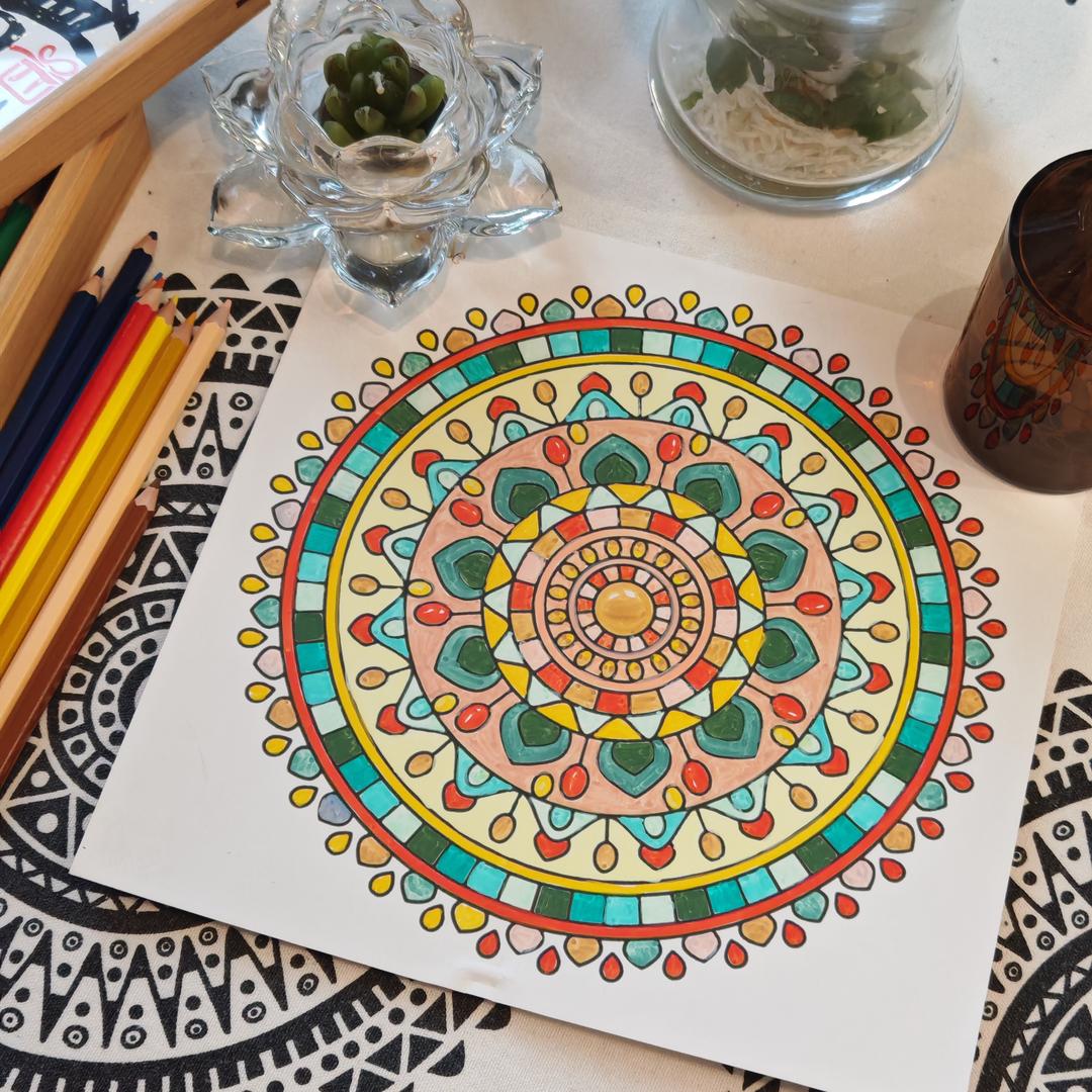 盛砚|归图·曼陀罗绘画