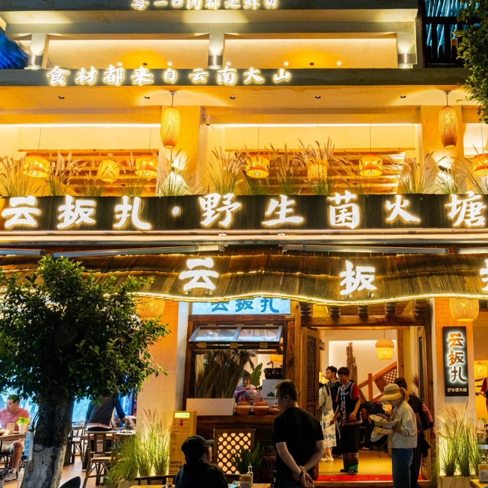 云板扎.野生菌火塘官方号