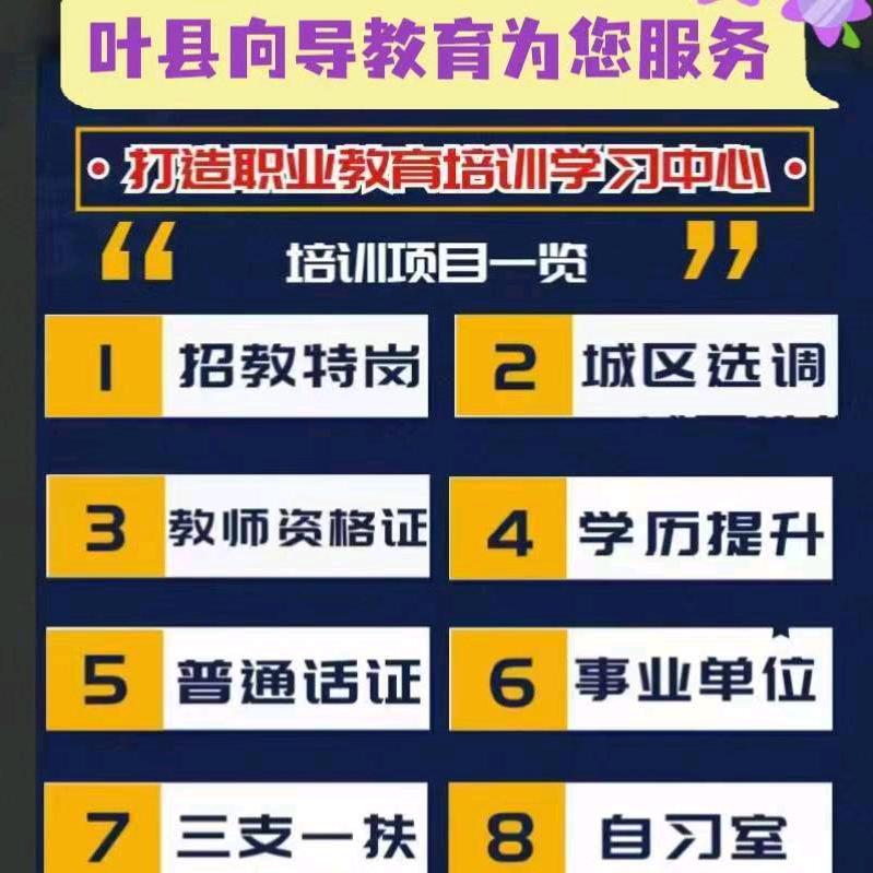 叶县向导辅导教育