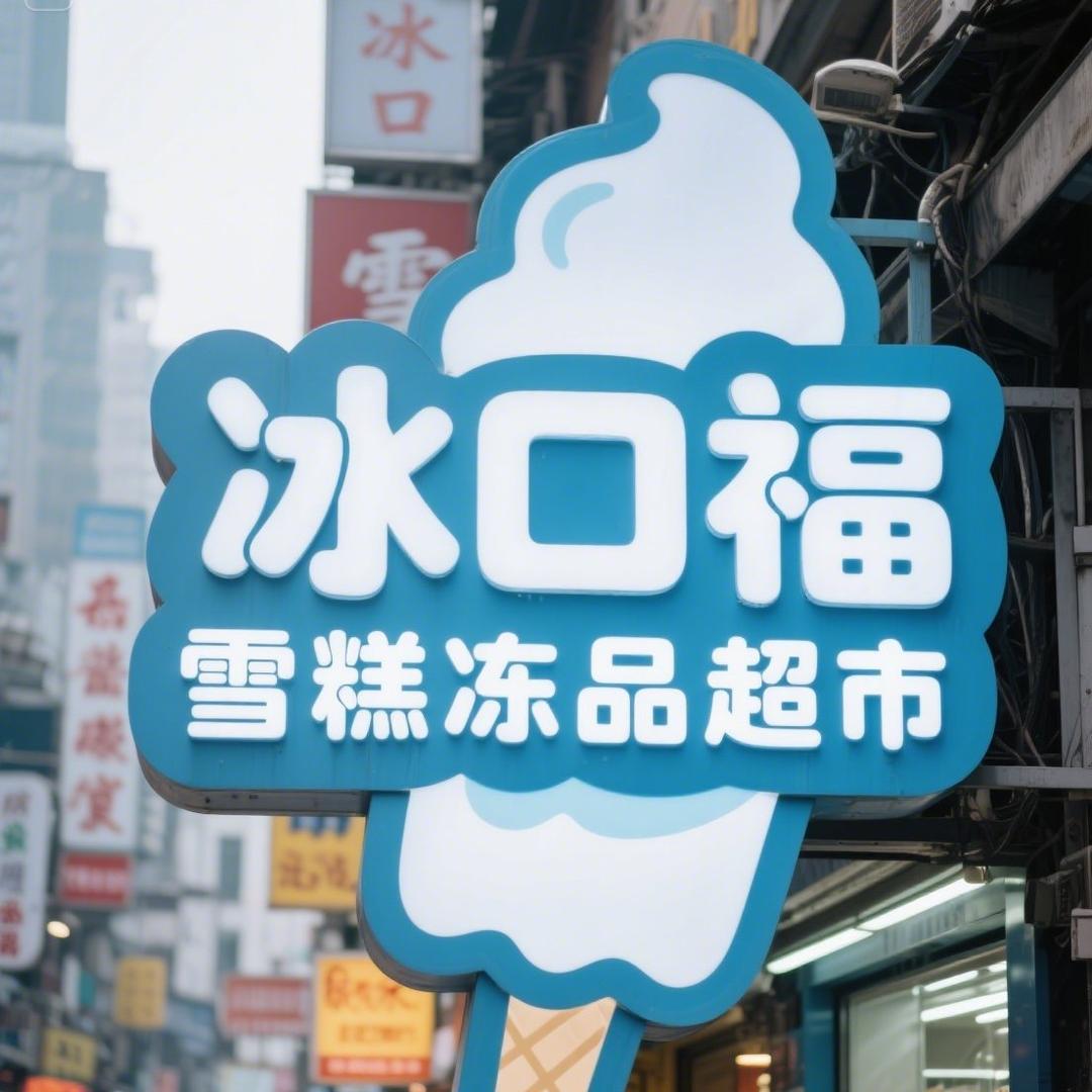 冰口福雪糕冻品超市