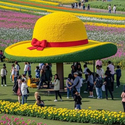 巨型草帽大型草帽景观厂家