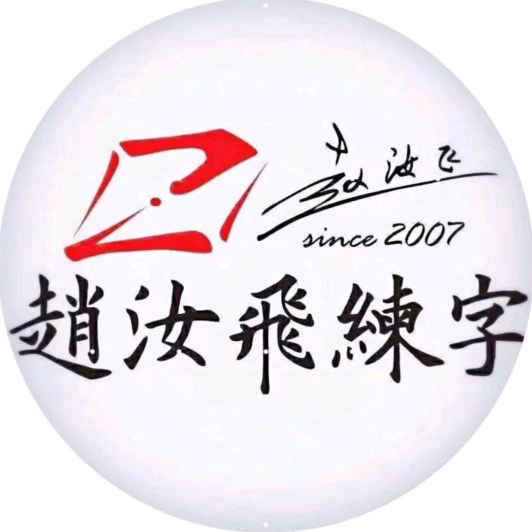 临河赵汝飞练字