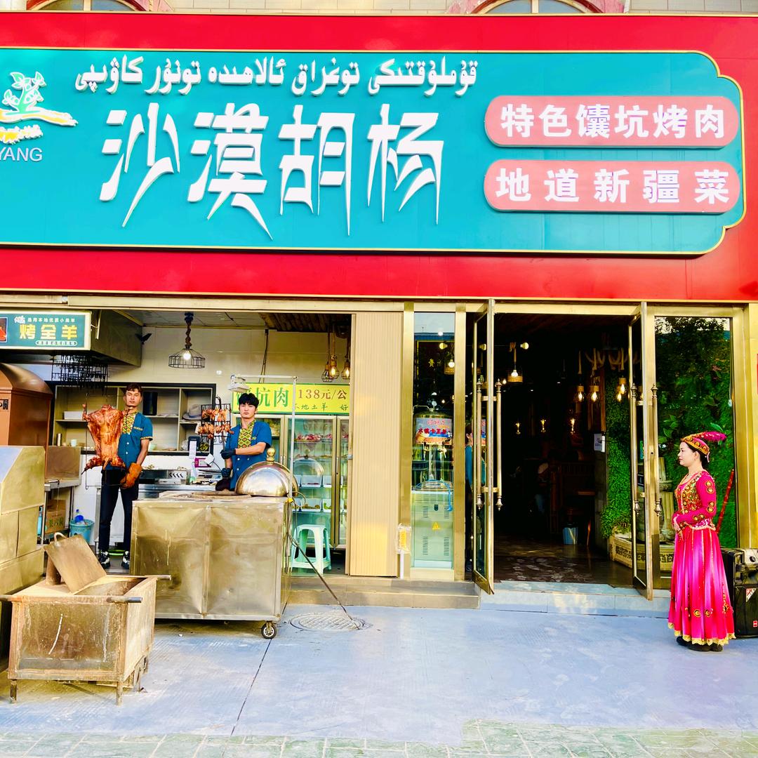 喀什沙漠胡杨馕坑肉