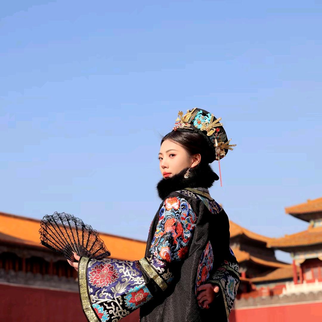 北京熹妃回宫古装格格摄影