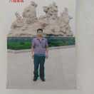 黄河岸上。美丽家乡。