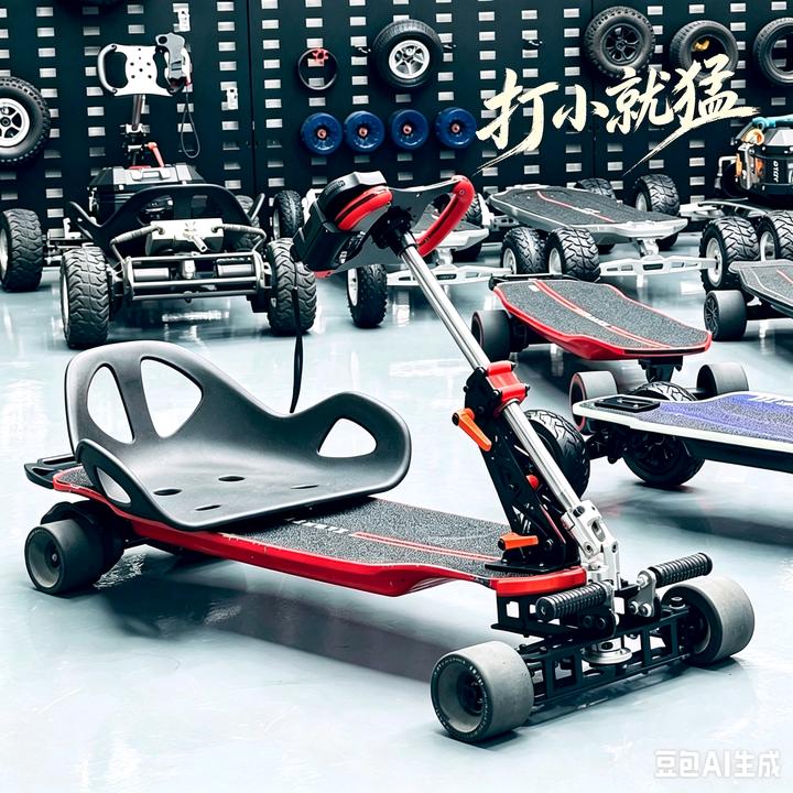 电动滑板，改卡丁车套件（打小就猛）