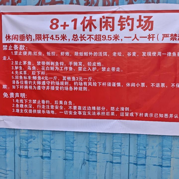 8+1休闲钓场官方账号