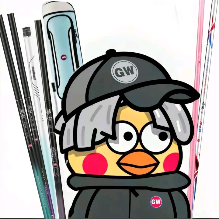 江边鸟钓鱼