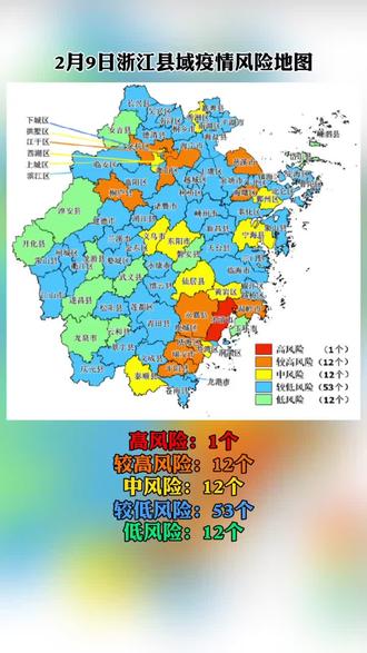 浙江全省连续3天无新增病例的县市区有55个继续加油!